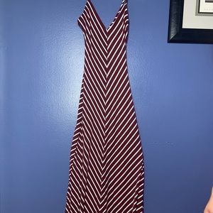 Long stripped dress